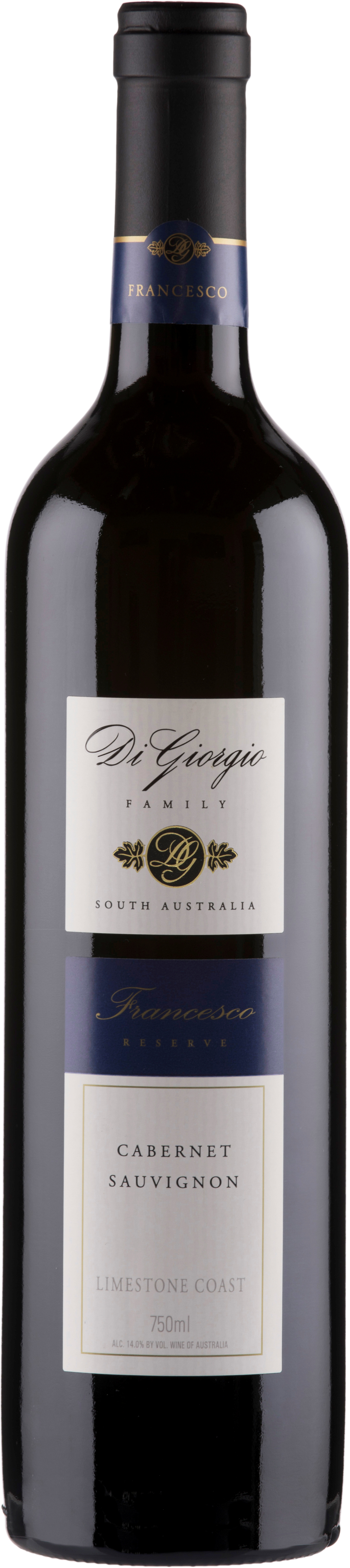 DiGiorgio Family Wines Francesco Reserve Limestone Coast Cabernet Sauvignon 2012